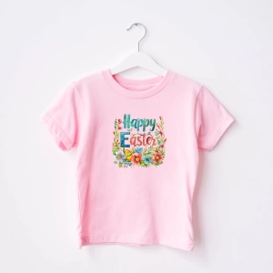 Rozowa-koszulka-dziecięca-happy-easter.webp