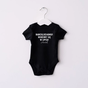 Babciu, Dziadku widzimy się w ... body informujące o ciąży