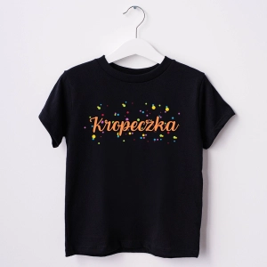 Czarna-koszulka-dziecięca-kropeczka.webp