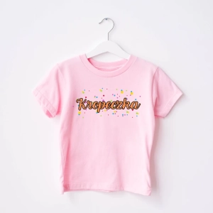 Rozowa-koszulka-dziecięca-kropeczka.webp