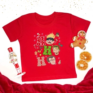 Czerwona-koszulka-dziecięca-boże-narodzenie-hohoho-kevin.webp