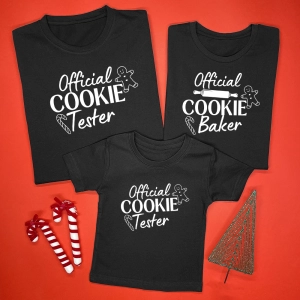 Czarne-koszulki-komplet-boże-narodzenie-official-cookie.webp