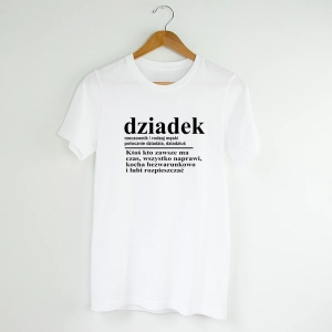 Biala-koszulka-z-nadrukiem-definicja-slowa-dziadek.webp
