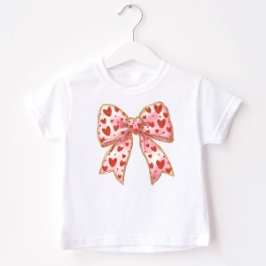 Kokarda w serca koszulka lub body niemowlęce dla dziewczynki