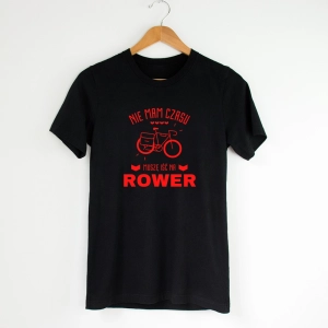 Męska-koszulka-czarna-nie-mam-czasu-ide-na-rower.webp