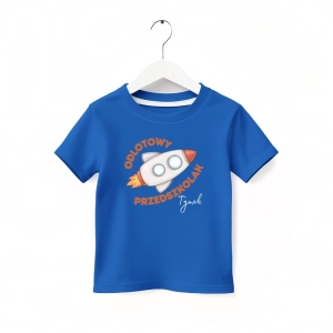 Niebieska-koszulka-dziecieca-odlotowy-przedszkolak.webp