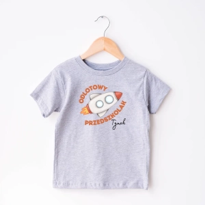 Szara-koszulka-dziecięca-odlotowy-przedszkolak.webp