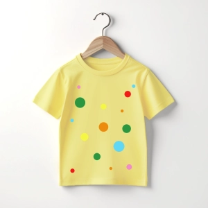 Zolta-koszulka-dziecieca-kropki.webp