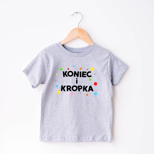 Szara-koszulka-dziecięca-koniecikropka.webp