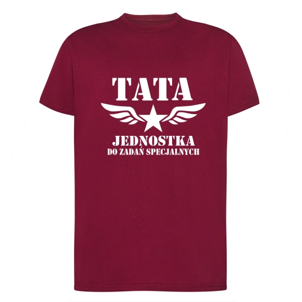 Burgundowa-koszulka-tata-jednostka-do-zadan-specjalnych-M.webp