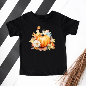 Czarna koszulka halloween-dynia-jesienna.webp