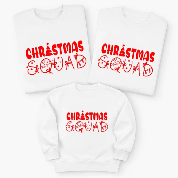 Komplet-bialych-bluz-dla-rodziny-2-plus-1-christmas-squad.webp