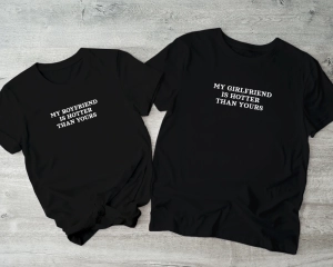 Komplet matching koszulek my girlfriend/boyfriend is hotter than yours