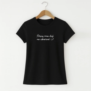 Koszulka-damska-czarna-prosze-mnie-dzis-nie-wkuwiac.webp