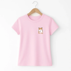 Damska koszulka z nadrukiem nie i ch*j chomiczek