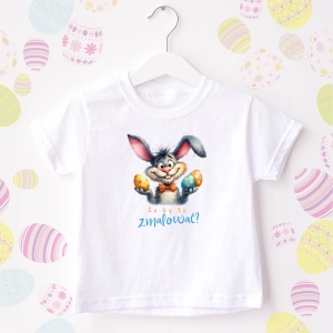 Biała-koszulka-dziecięca-wielkanoc-co-by-tu-zmalowac-chlopiec.webp