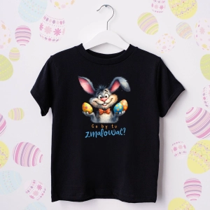 Czarna-koszulka-dziecięca-wielkanoc-co-by-tu-zmalowac.webp