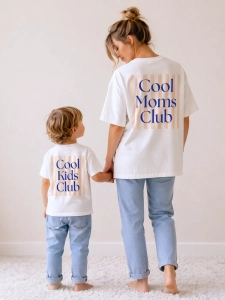 Komplet dla mamy i dziecka Cool Moms Club Cool Kids Club