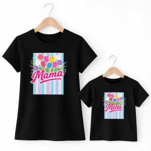 Komplet-damska-dziecieca-czarne-mama-mini-kwiaty.webp