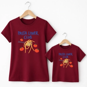 zestaw-bordowych-koszulek-mama-dziecko-pasta-lover-club.webp