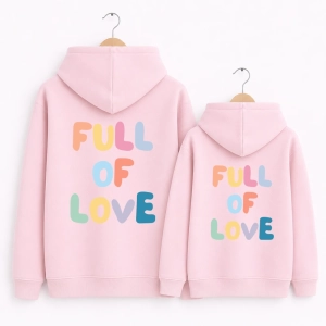 Komplet-bluz-z-kapturem-tyl-mama-dziecko-jasny-roz-full-of-love.webp
