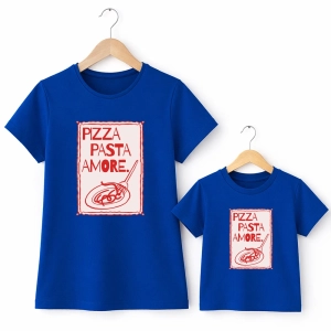 Komplet-koszulek-mama-dziecko-niebieski-pizza-pasta-amore.webp