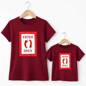 Komplet-koszulek-mama-dziecko-burgundowy-extra-spicy.webp
