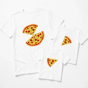Komplet-koszulek-biale-meska-2-dzieciece-pizza.webp