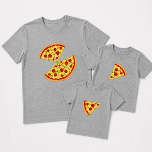 Komplet-koszulek-szare-meska-2-dzieciece-pizza.webp