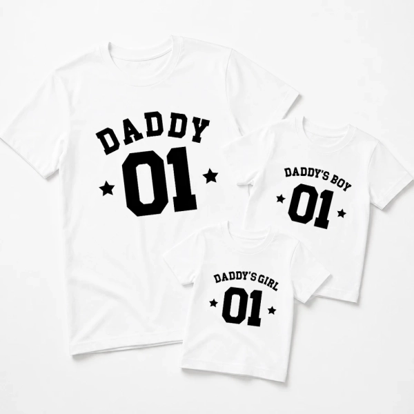 Komplet-koszulek-biale-meska-2-dzieciece-daddys-boy-girl-01.webp