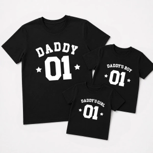 Komplet-koszulek-czarne-meska-2-dzieciece-daddys-boy-girl-01.webp
