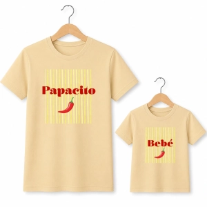 kremowe-koszulki-tata-dziecko-papacito-bebe.webp