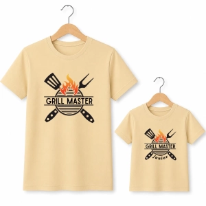 Komplet-koszulek-meska-dziecieca-kremowe-grill-master.webp
