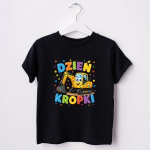 Koszulka na Dzień Kropki z koparką